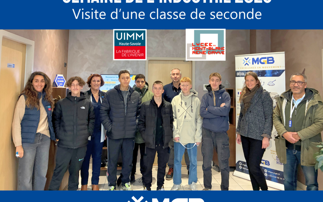 Semaine de l’industrie : l’industrie se partage et se transmet chez MGB !