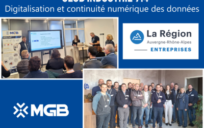 Digitalisation et continuité numérique : le Club Industrie 7.4 en visite chez MGB
