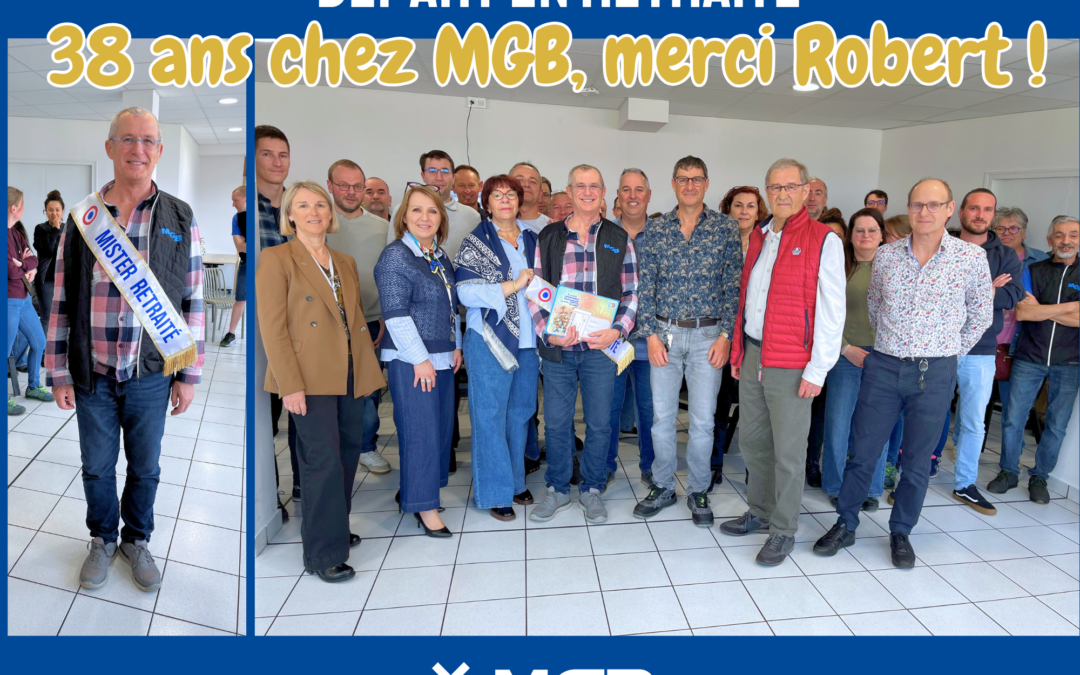 Départ en retraite après 38 ans chez MGB